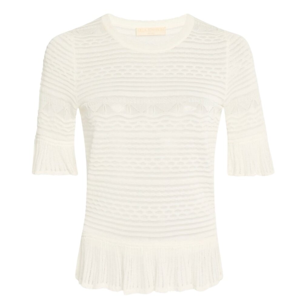 Ulla Johnson Flora Top in Pristine